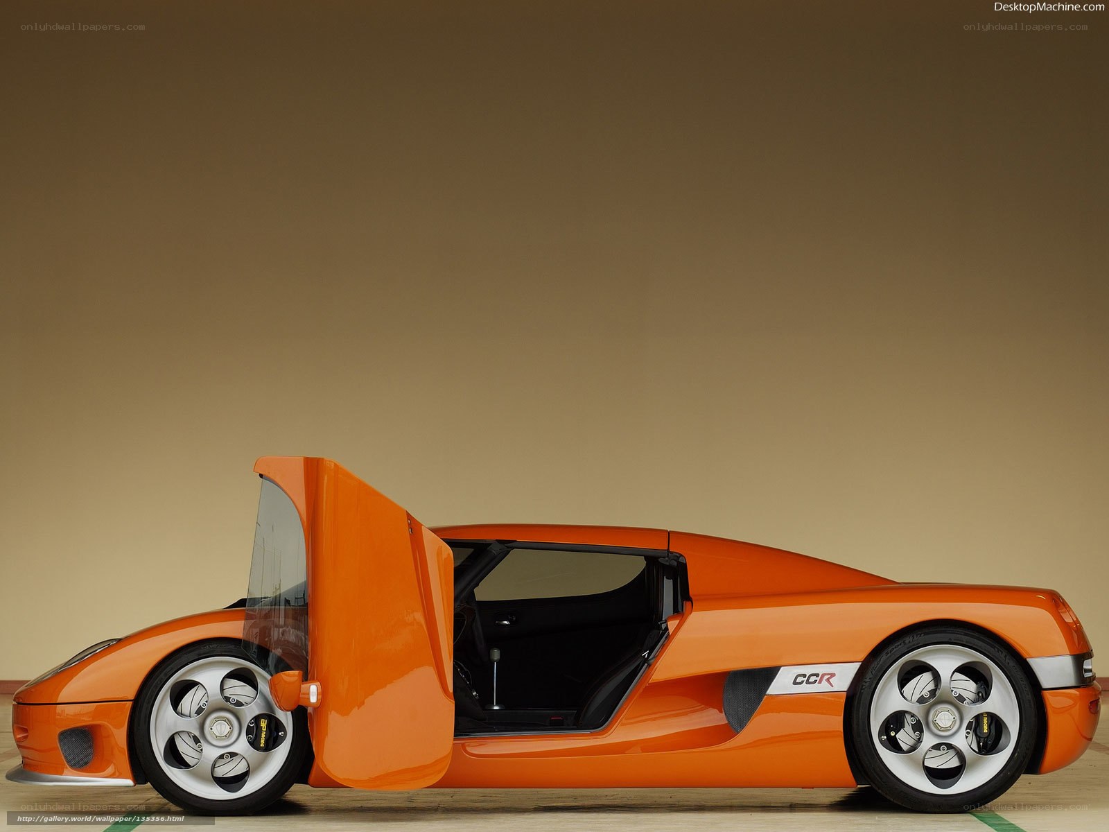 Orange Koenigsegg CCR sports car