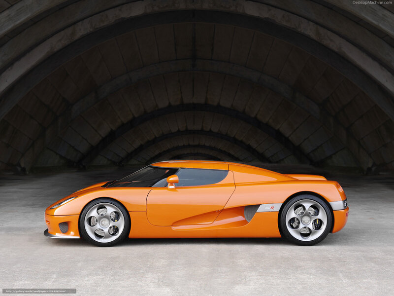 orange koenigsegg ccxr in tunnel