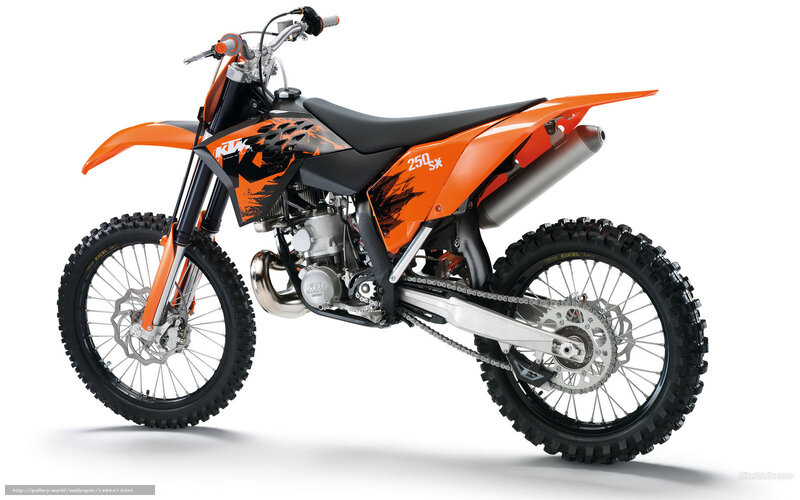 orange ktm 250 sx dirt bike