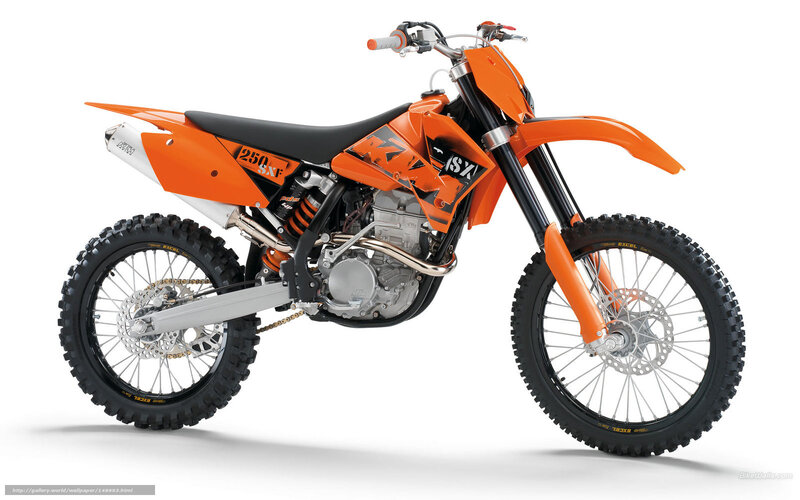 orange ktm 250 sx-f dirt bike