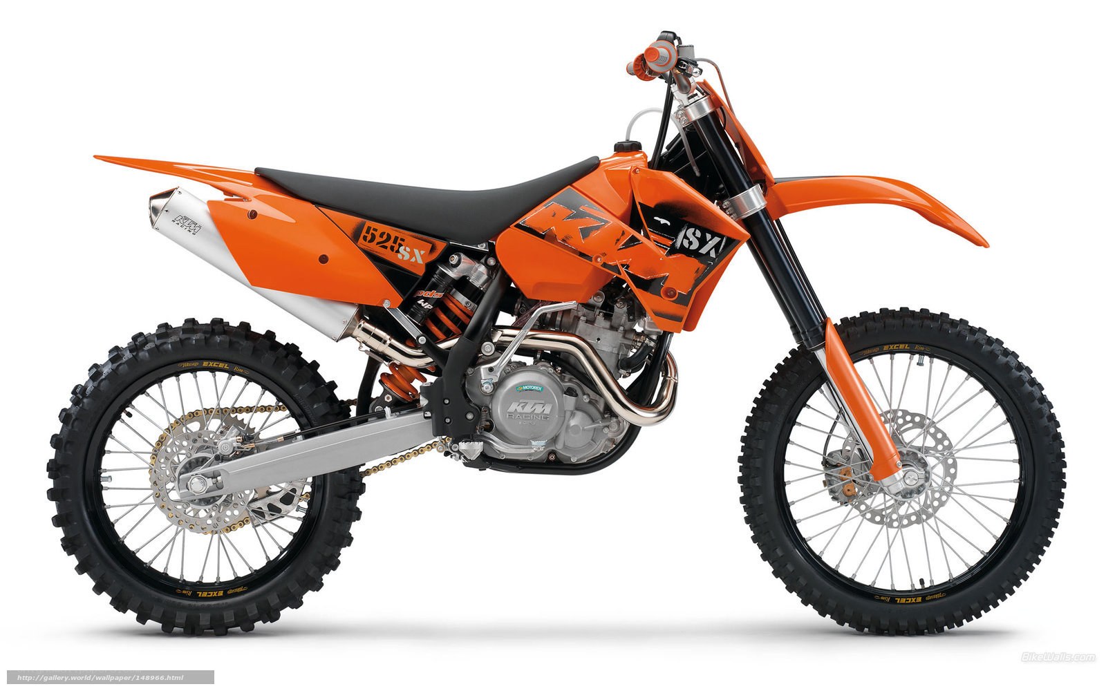 orange ktm dirt bike