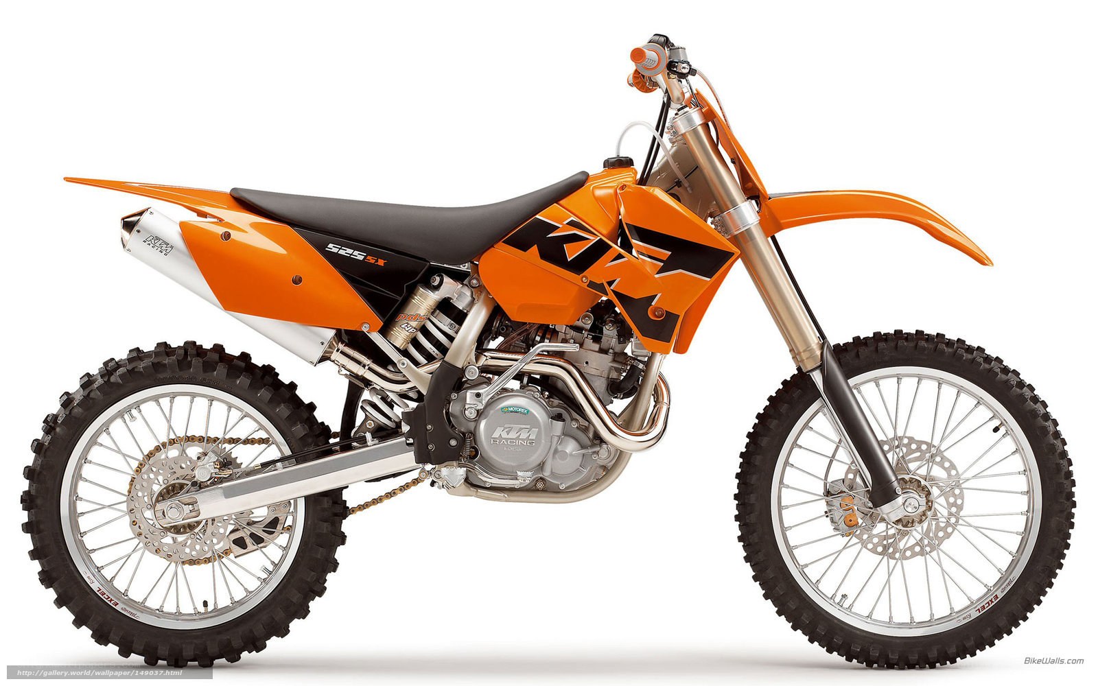 orange ktm dirt bike