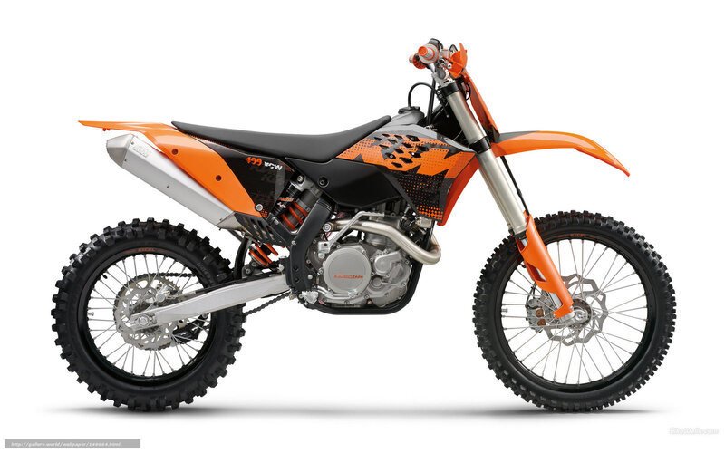 orange ktm dirt bike