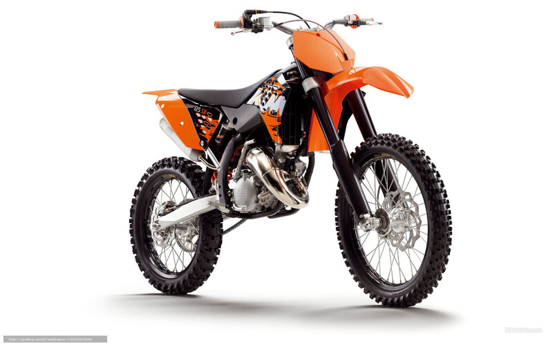 orange ktm dirt bike