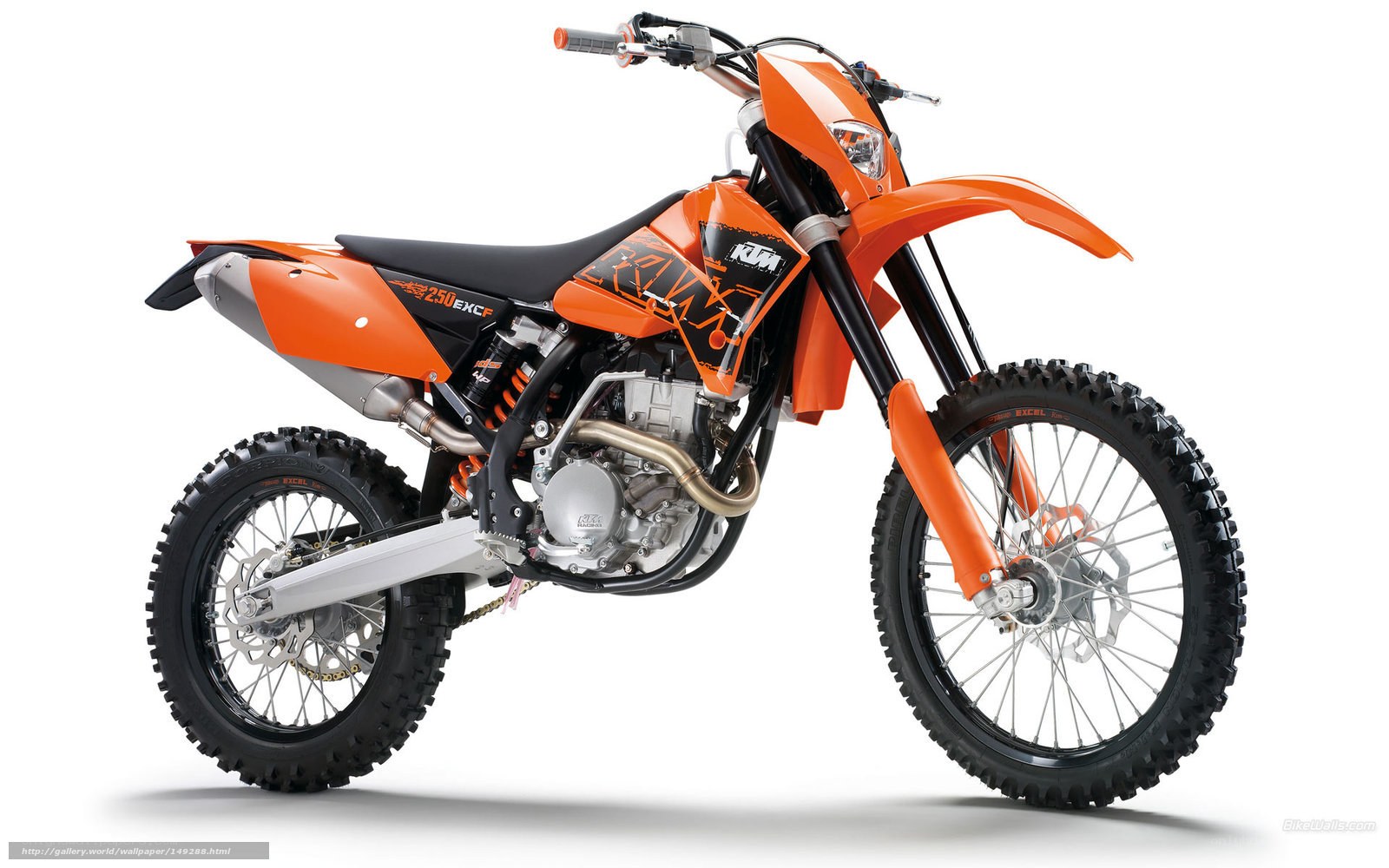 orange ktm dirt bike