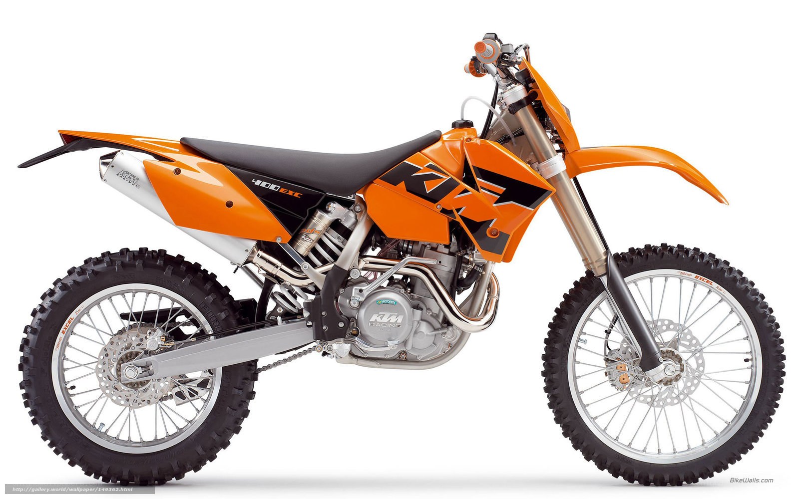orange ktm dirt bike