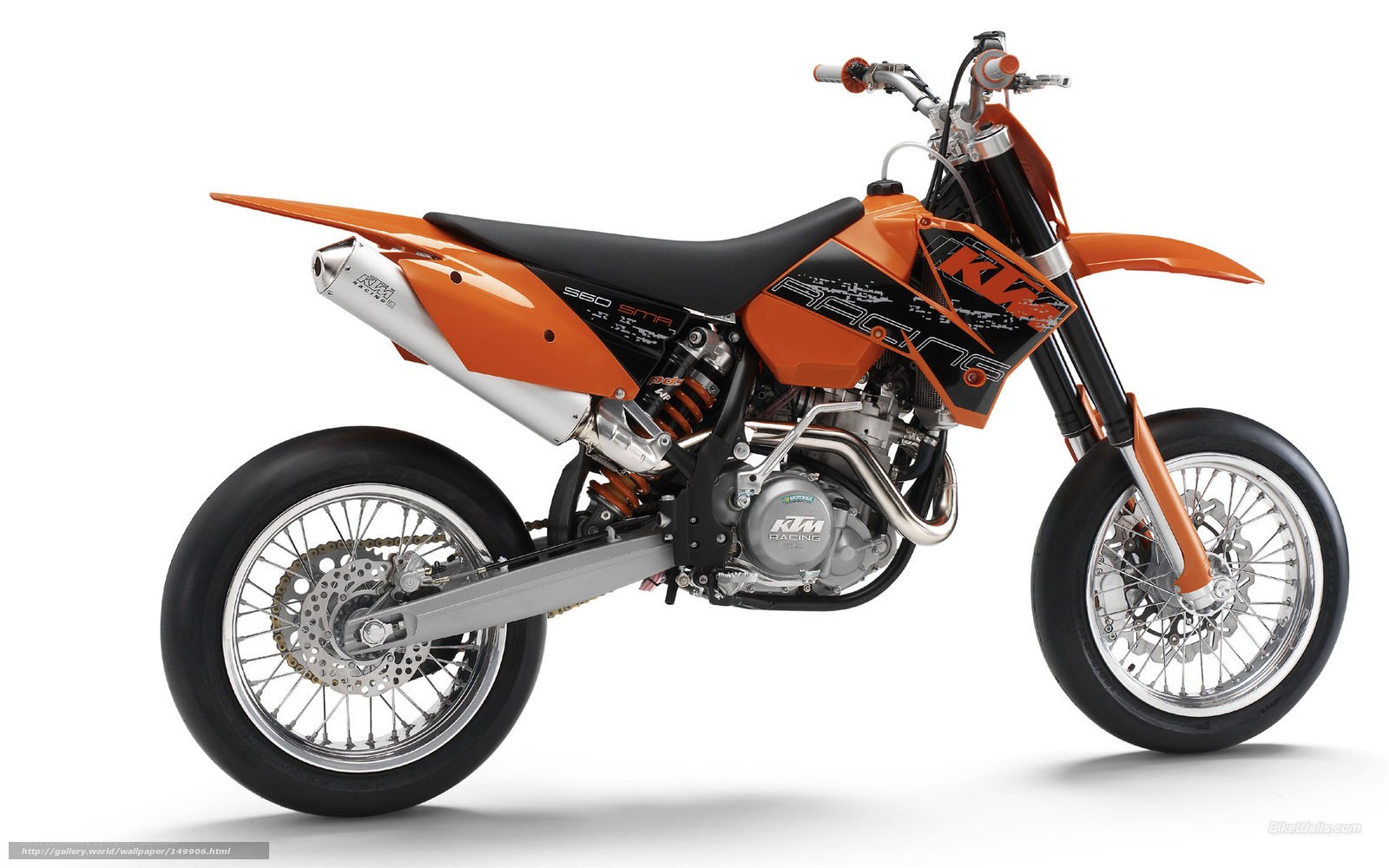 orange ktm dirt bike