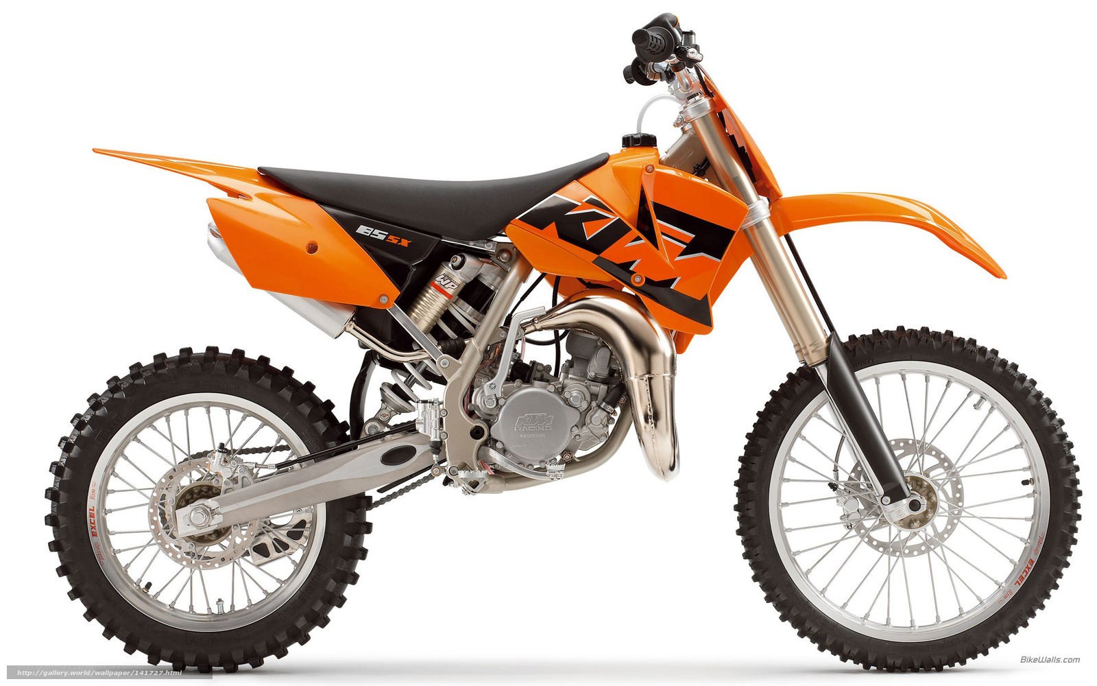 orange ktm dirt bike