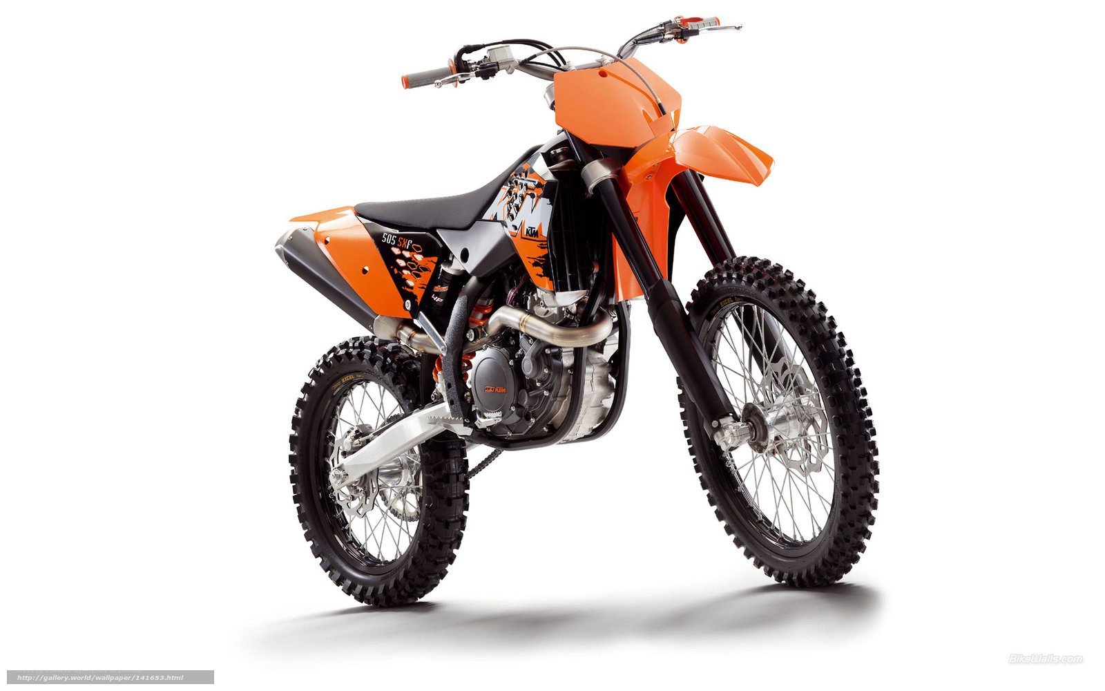 orange ktm dirt bike