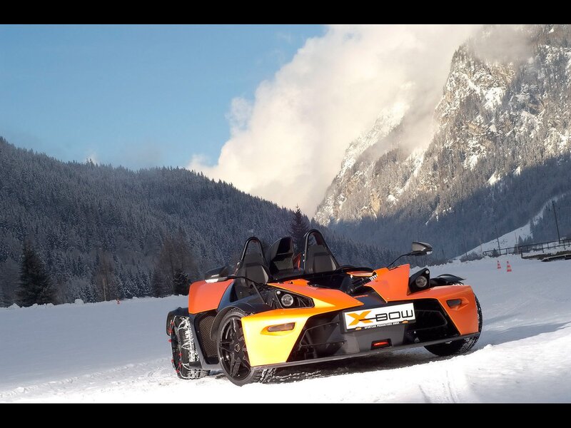 Orange Ktm X-bow Car — Dramatic