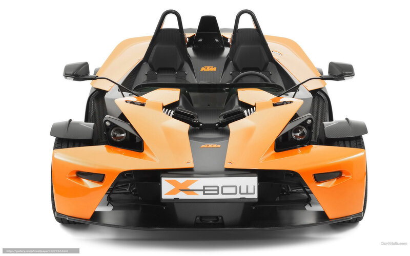 Orange Ktm X-bow Car