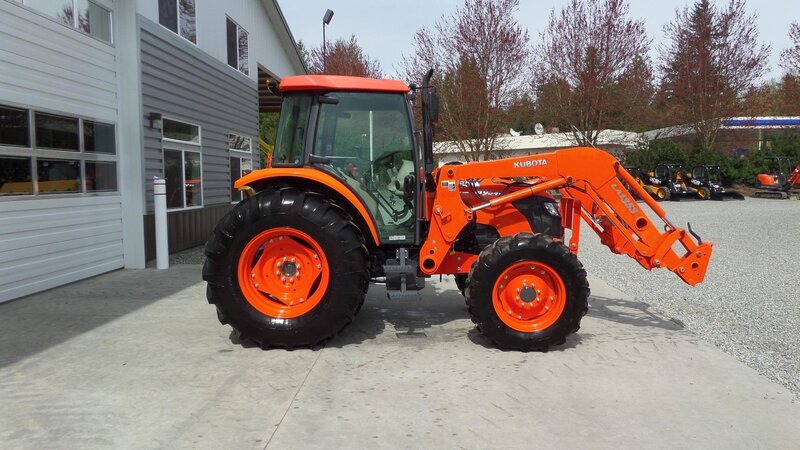 Orange Kubota Tractor