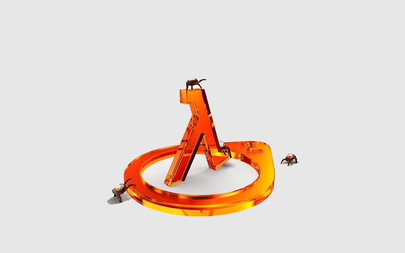 Orange Lambda Symbol — Neutral