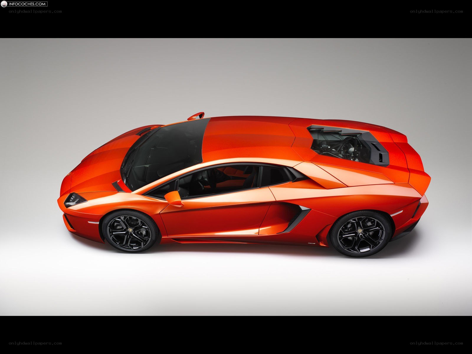 orange Lamborghini Aventador