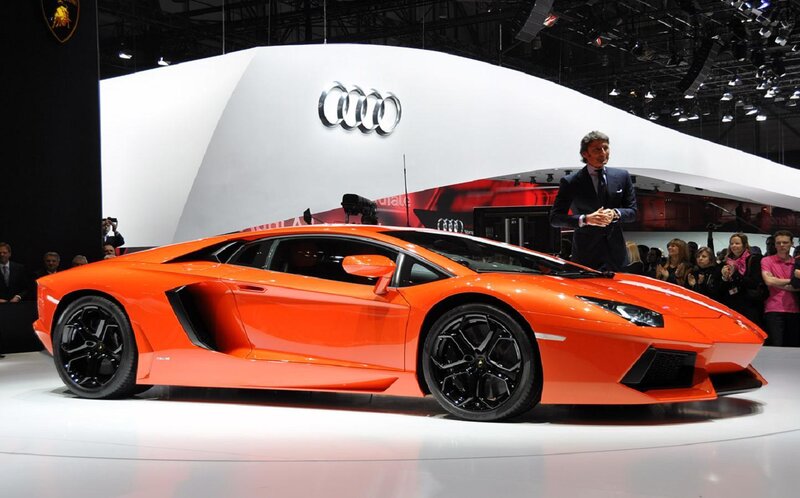 Orange Lamborghini Aventador — Formal