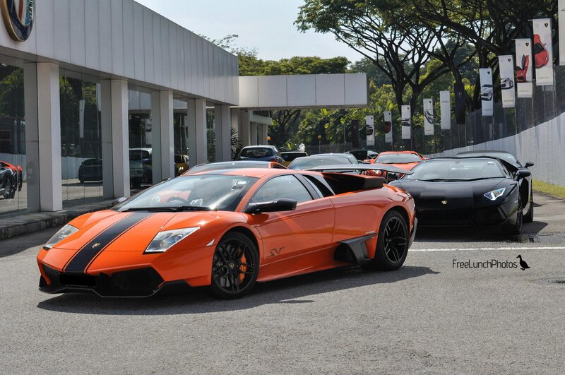 Orange Lamborghini Car — Calm