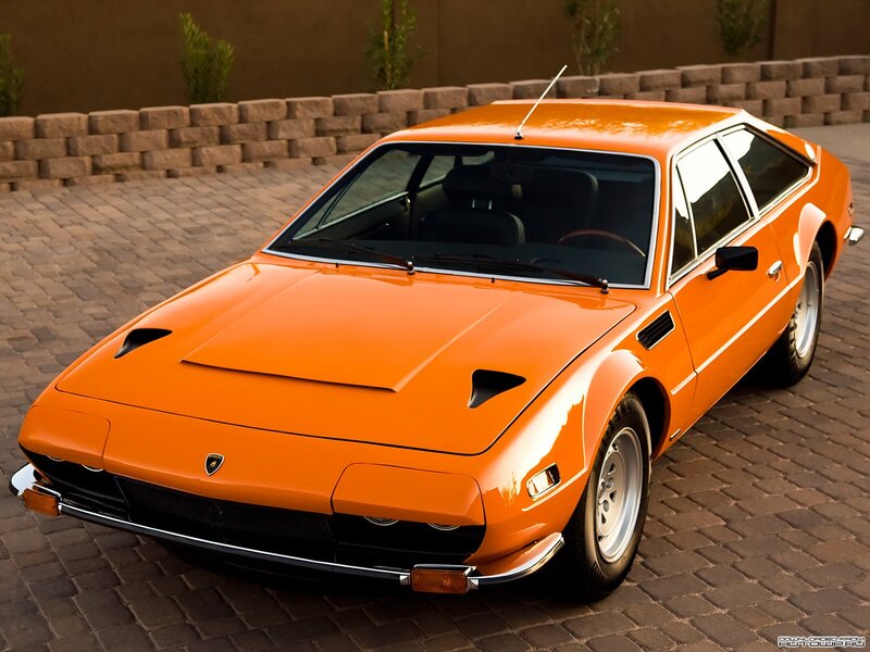 Orange Lamborghini Countach