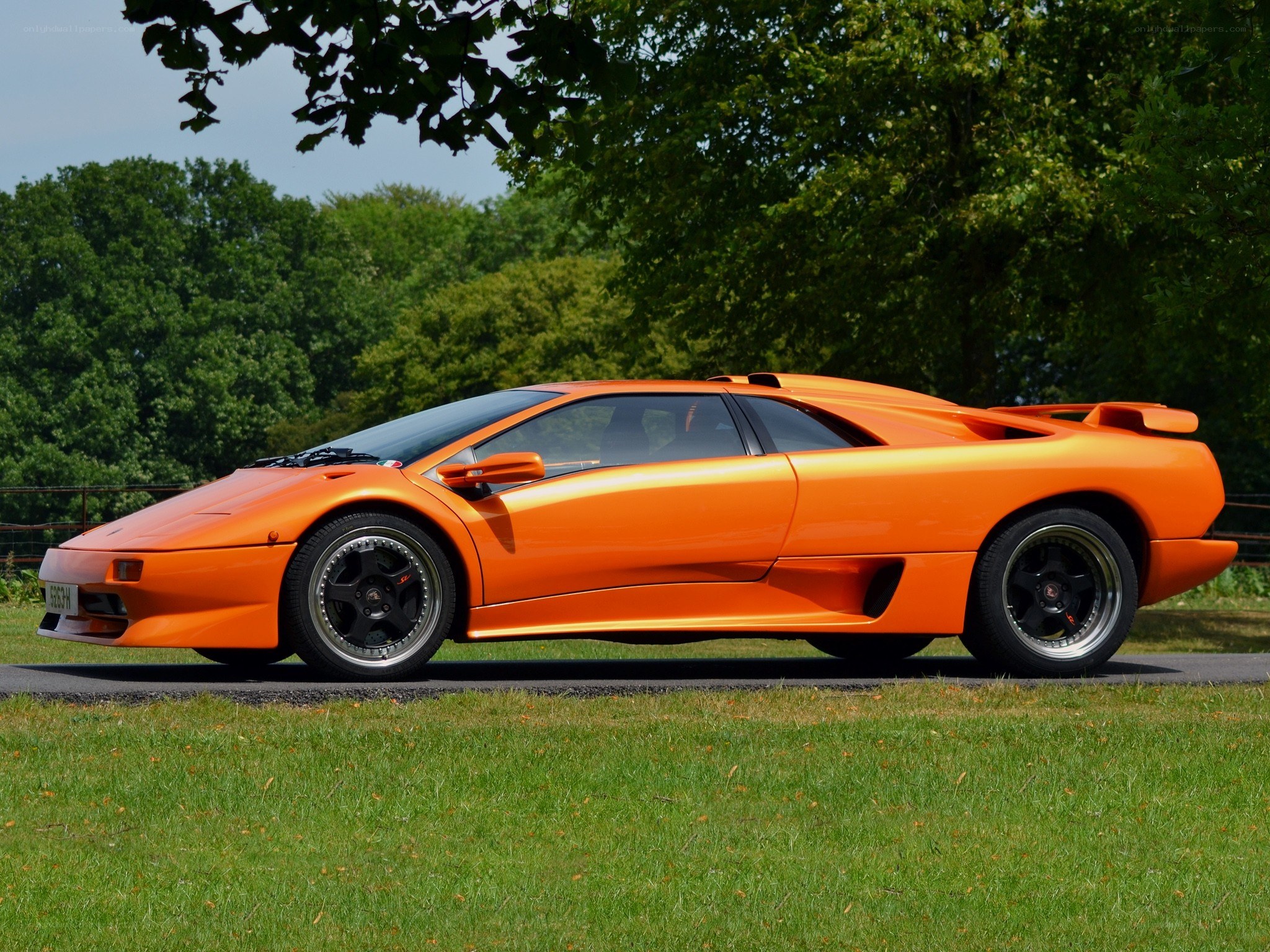 Orange Lamborghini Diablo