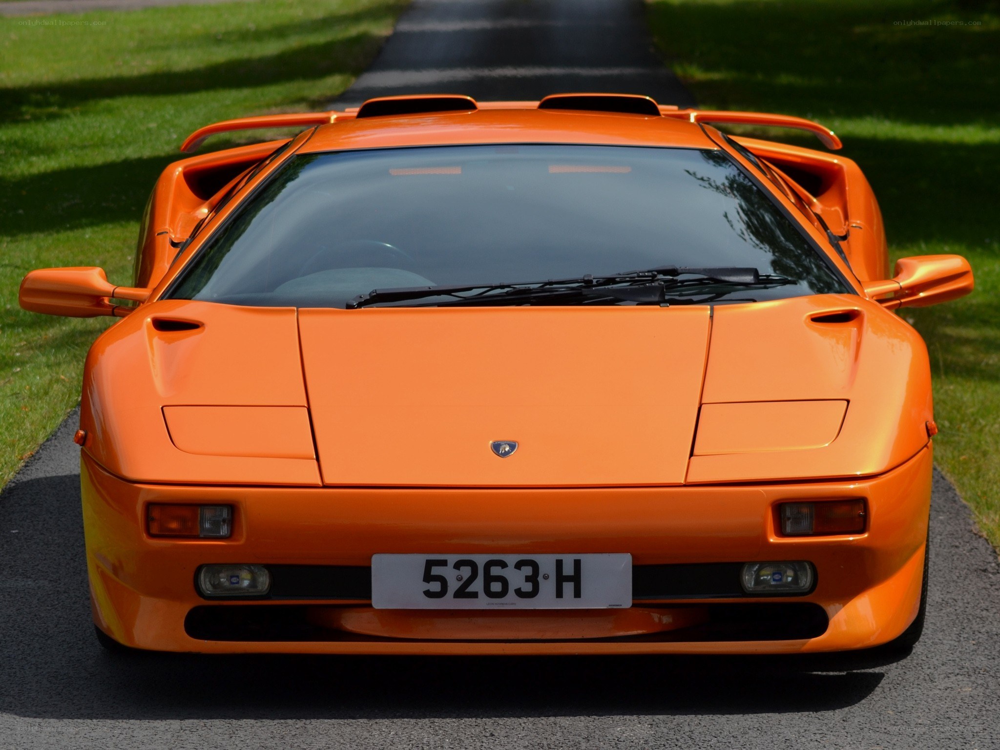 Orange Lamborghini Diablo