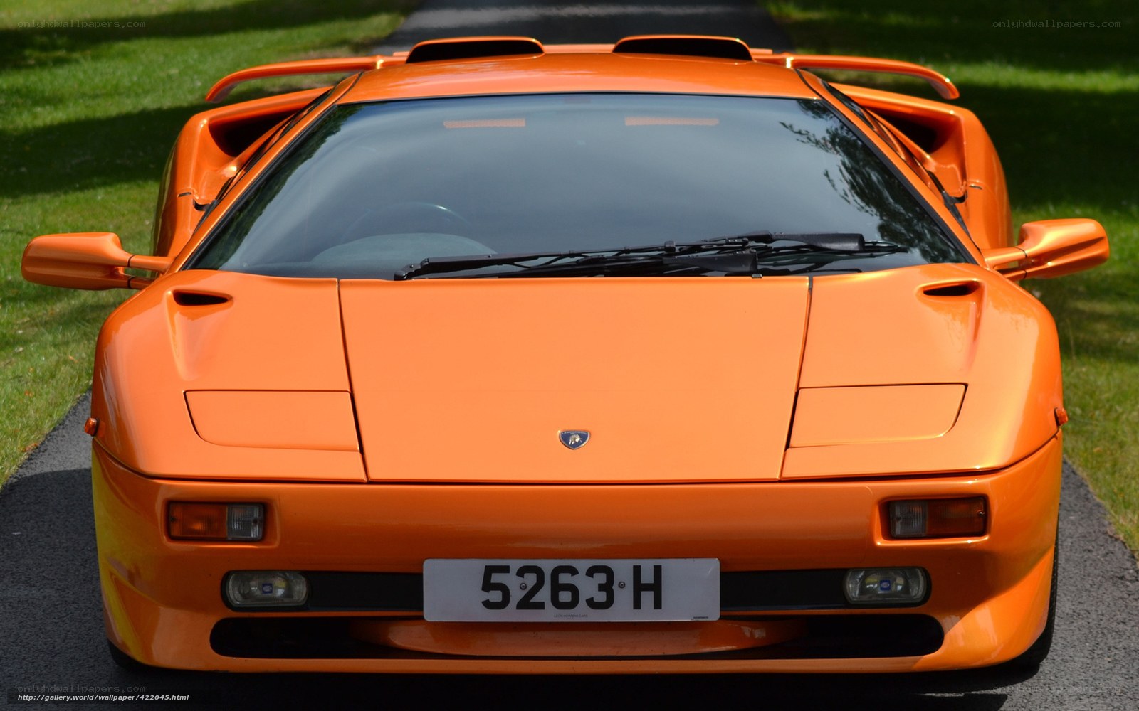 orange Lamborghini Diablo
