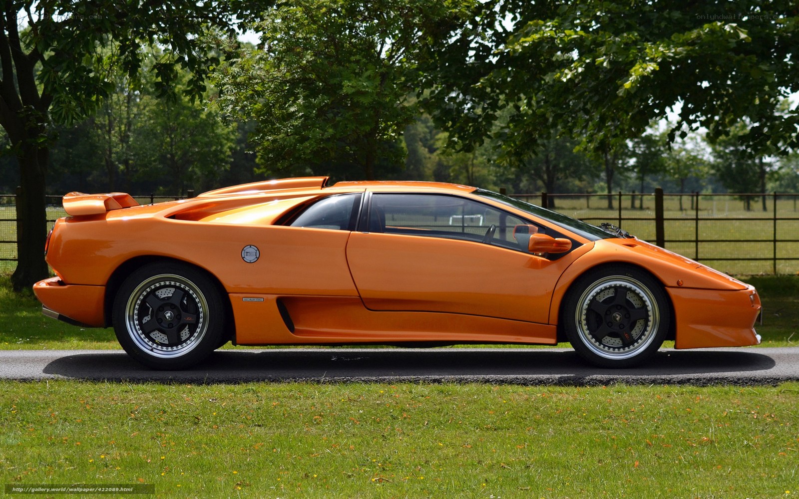 orange Lamborghini Diablo