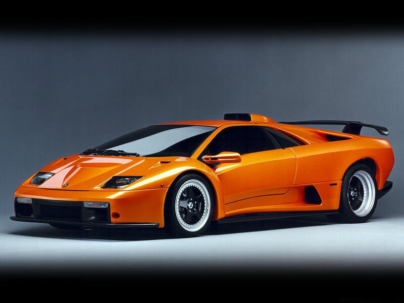 orange Lamborghini Diablo
