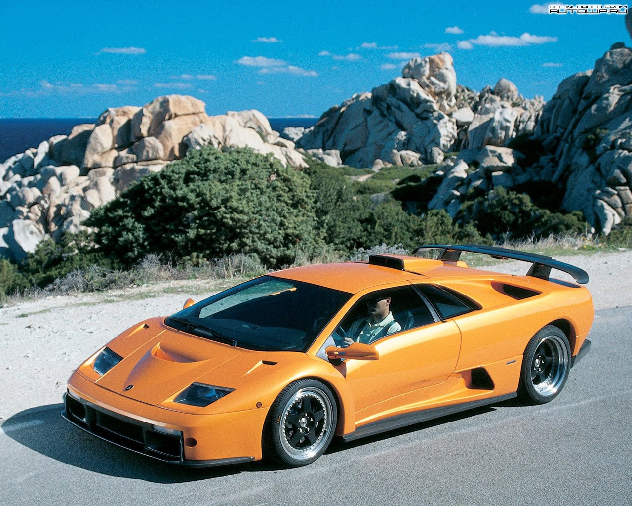 Orange Lamborghini Diablo