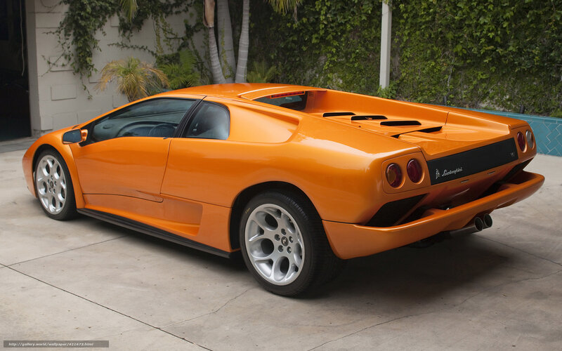 Orange Lamborghini Diablo — Calm