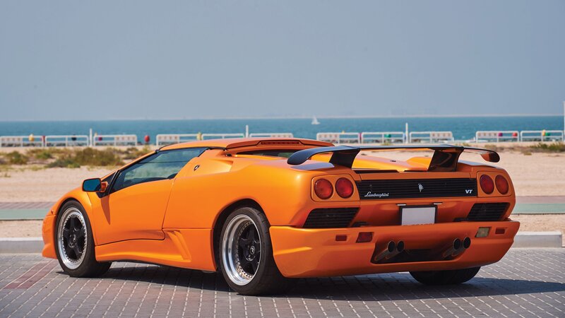 Orange Lamborghini Diablo — Serene