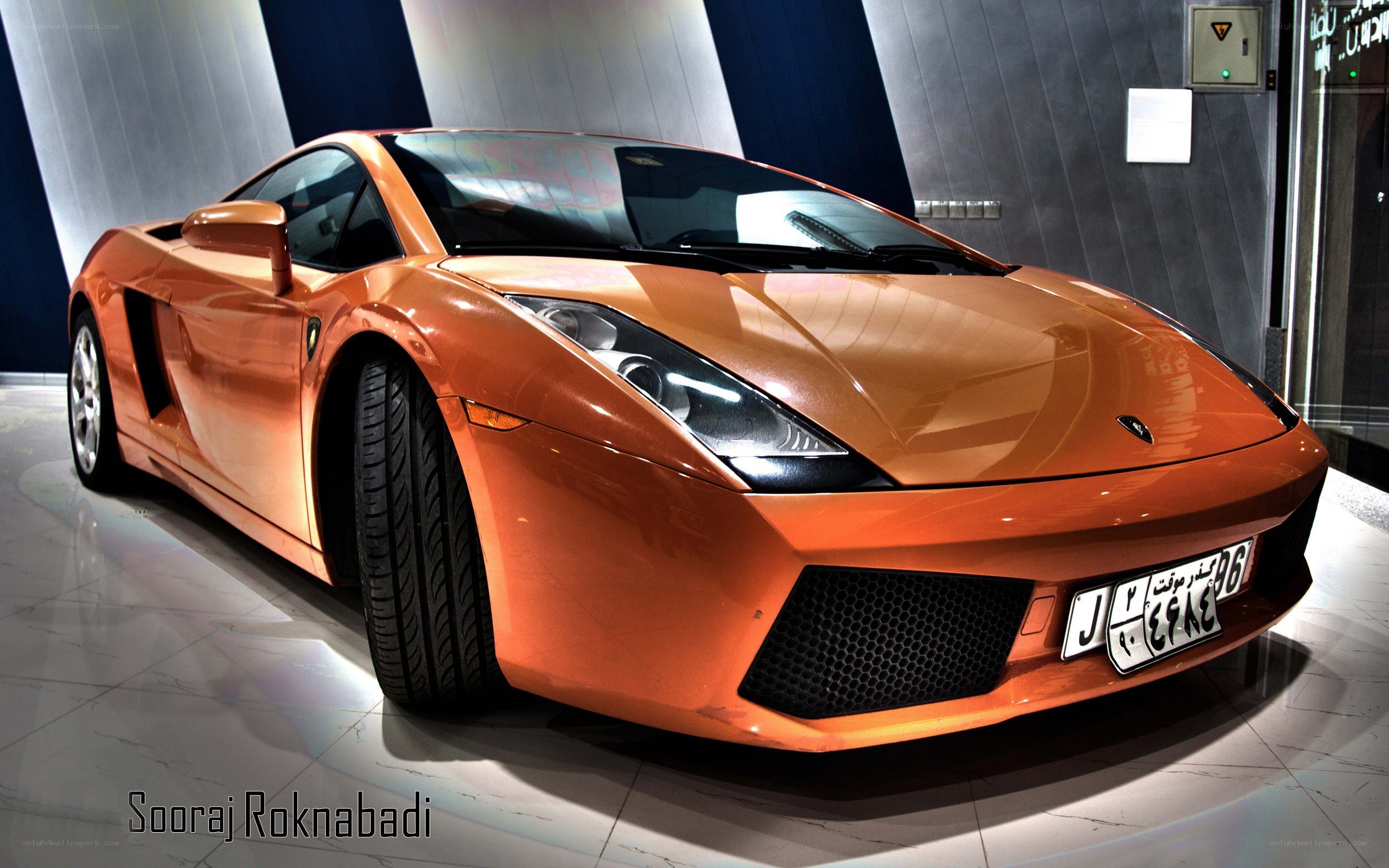 Orange Lamborghini Gallardo