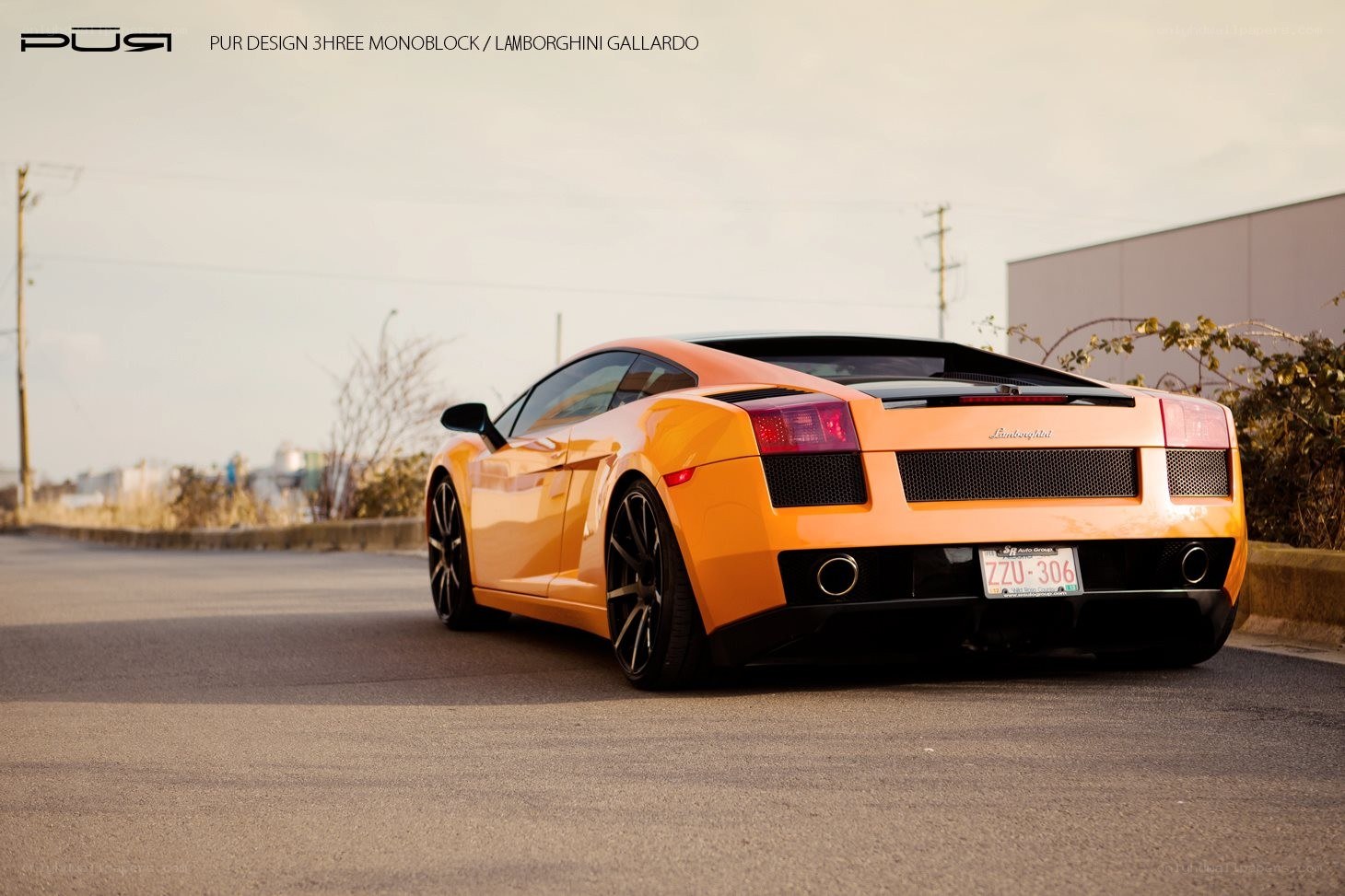 Orange Lamborghini Gallardo