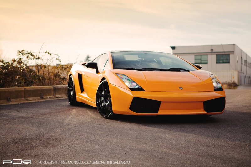 Orange Lamborghini Gallardo