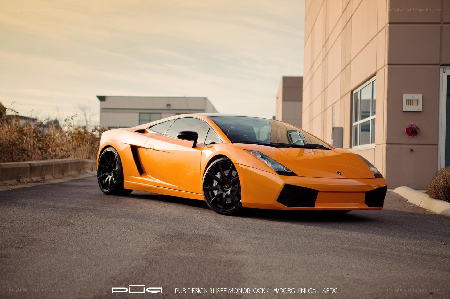 Orange Lamborghini Gallardo