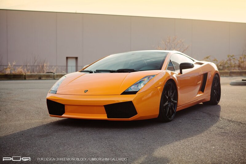 Orange Lamborghini Gallardo
