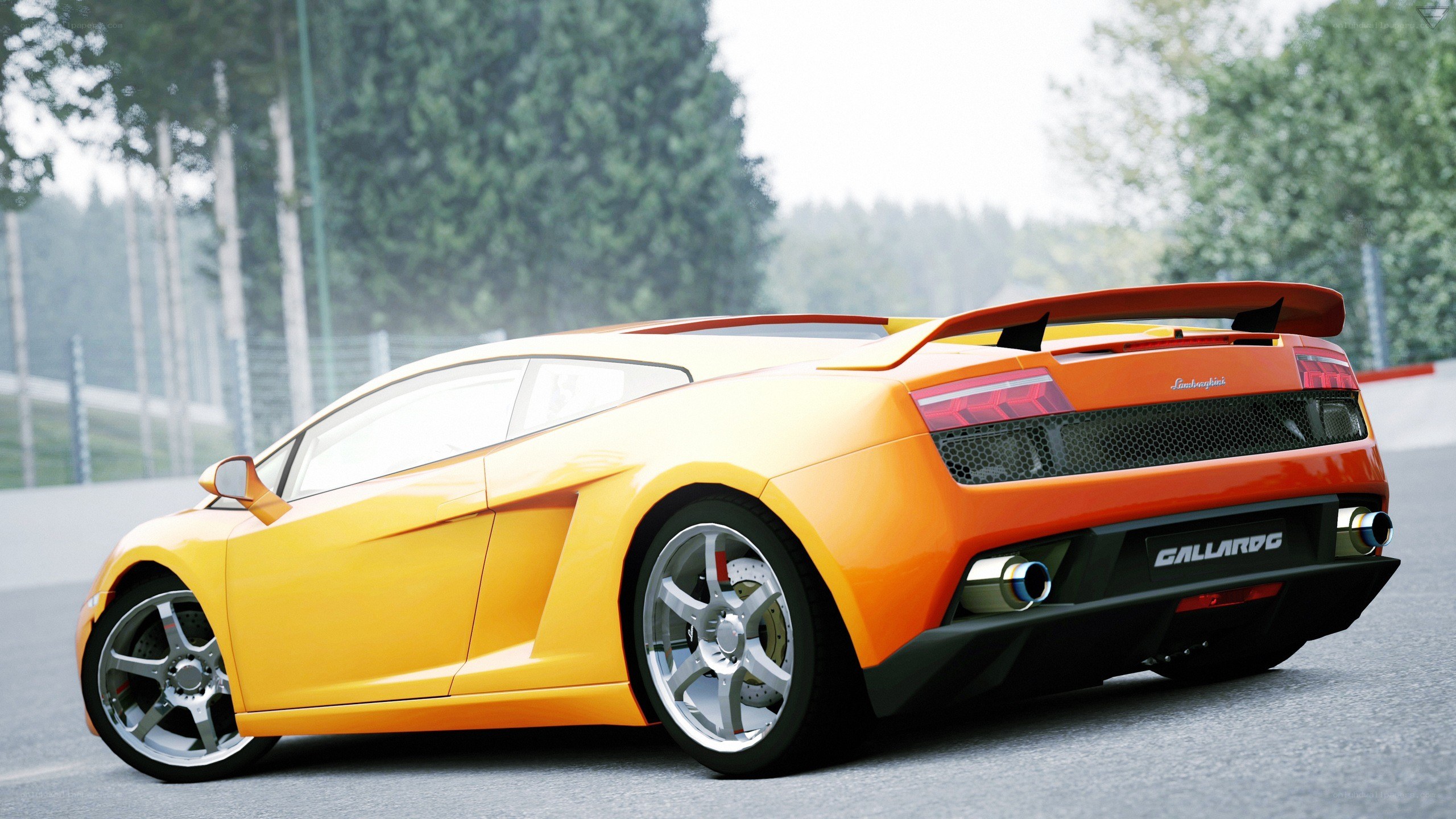 orange Lamborghini Gallardo