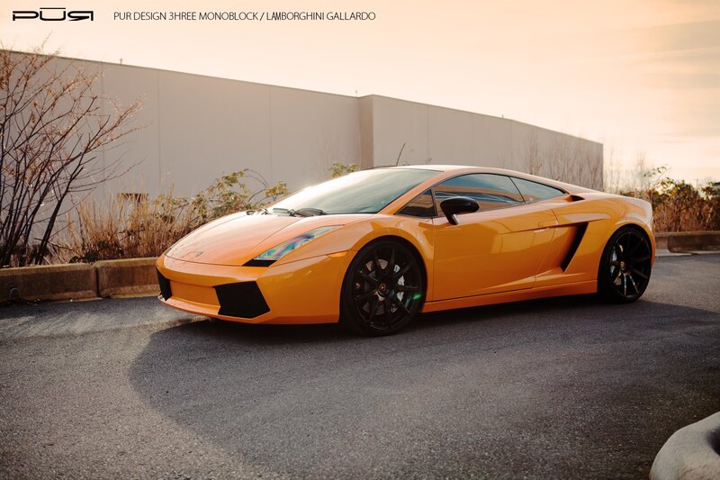Orange Lamborghini Gallardo