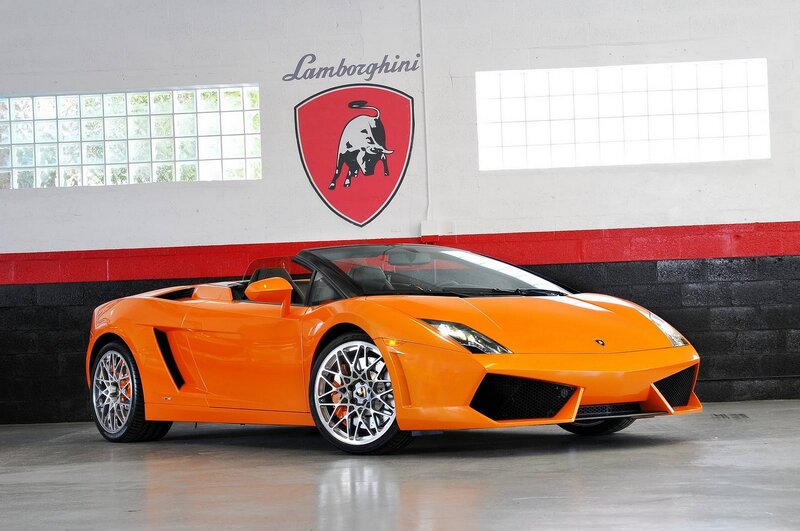 Orange Lamborghini Gallardo