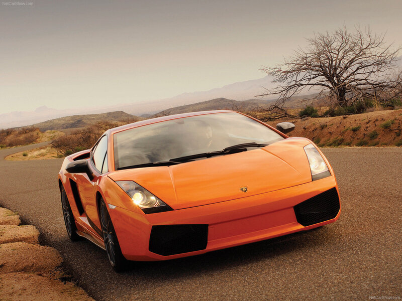 orange Lamborghini Gallardo