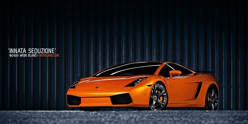 Orange Lamborghini Gallardo
