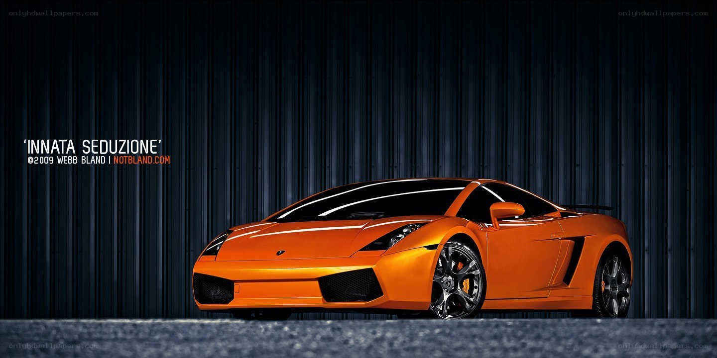 Orange Lamborghini Gallardo