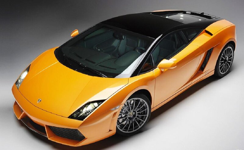 Orange Lamborghini Gallardo — Dramatic, Photograph, Car