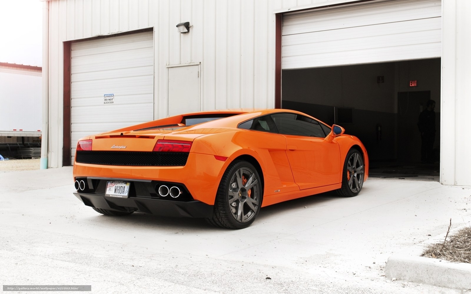 Orange Lamborghini Gallardo