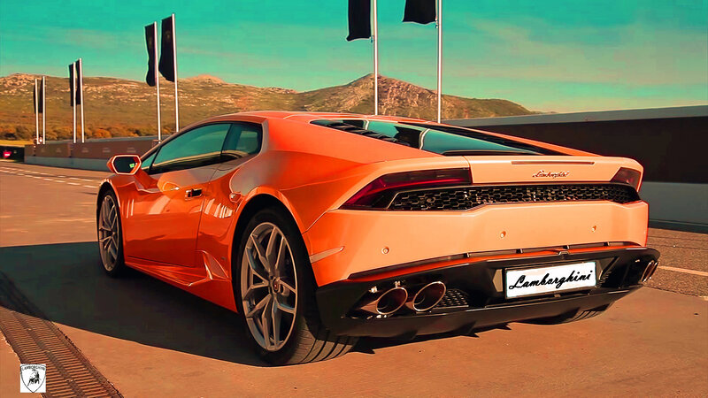 Orange Lamborghini Huracan