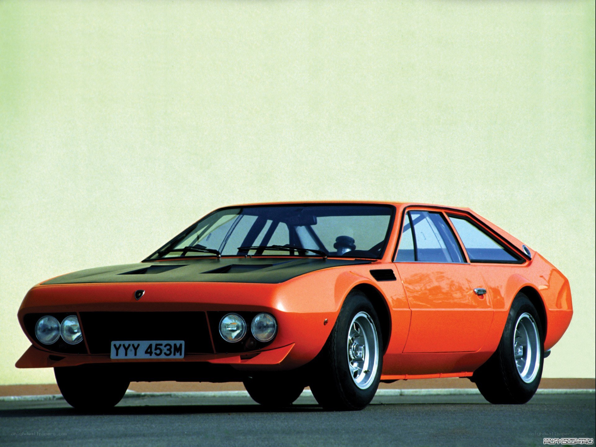 Orange Lamborghini Miura