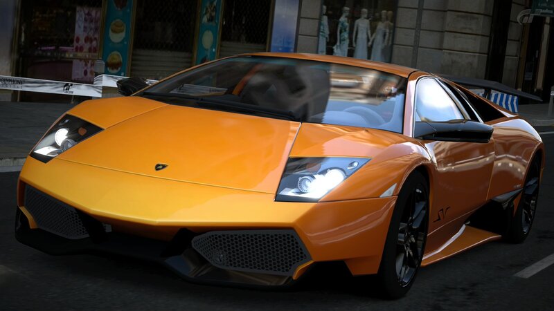 orange lamborghini sports car