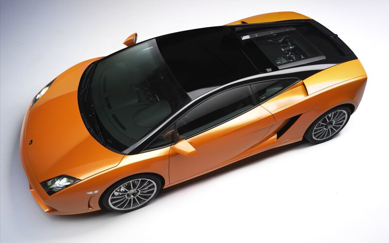 orange Lamborghini sports car