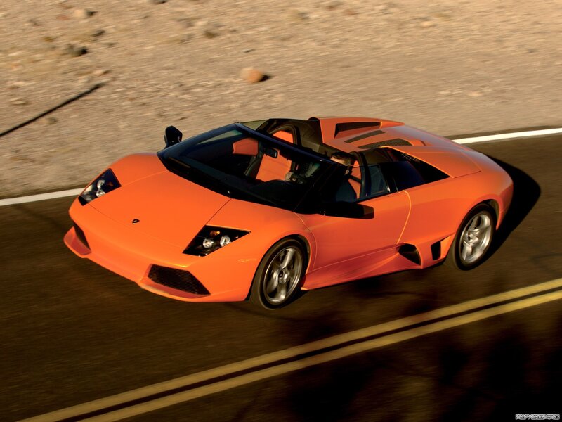 Orange Lamborghini sports car