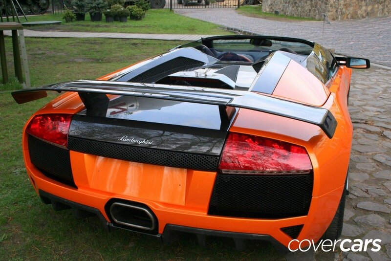 Orange Lamborghini Sports Car — Calm, Photograph