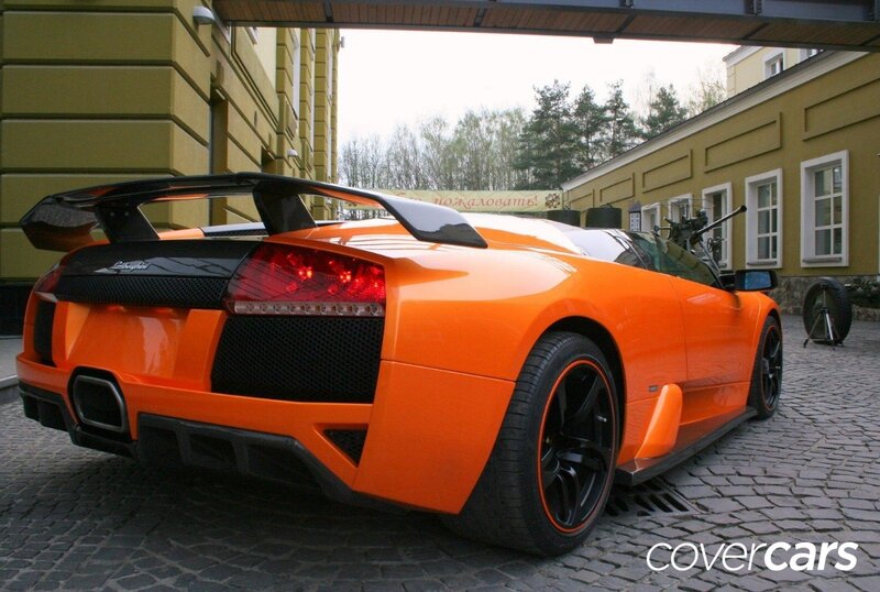 Orange Lamborghini Sports Car — Calm