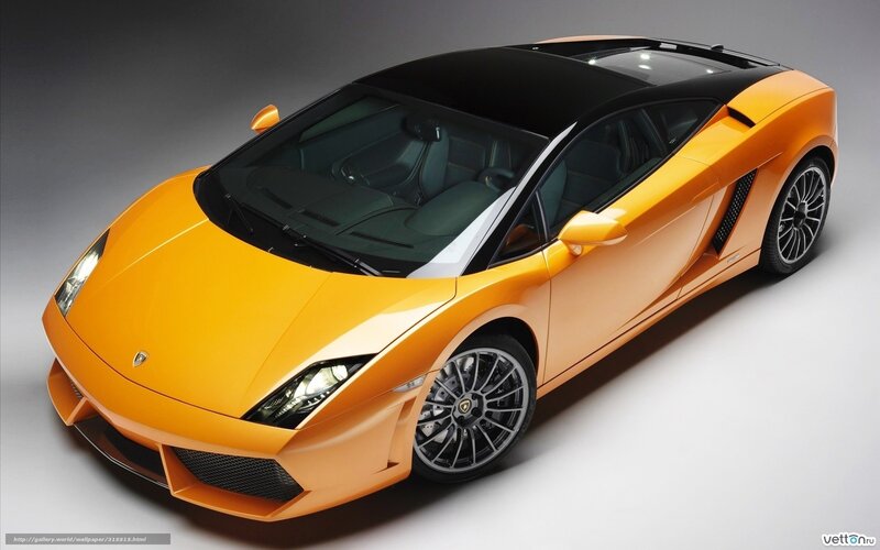 Orange Lamborghini Sports Car — Dramatic, Photograph, Windshield